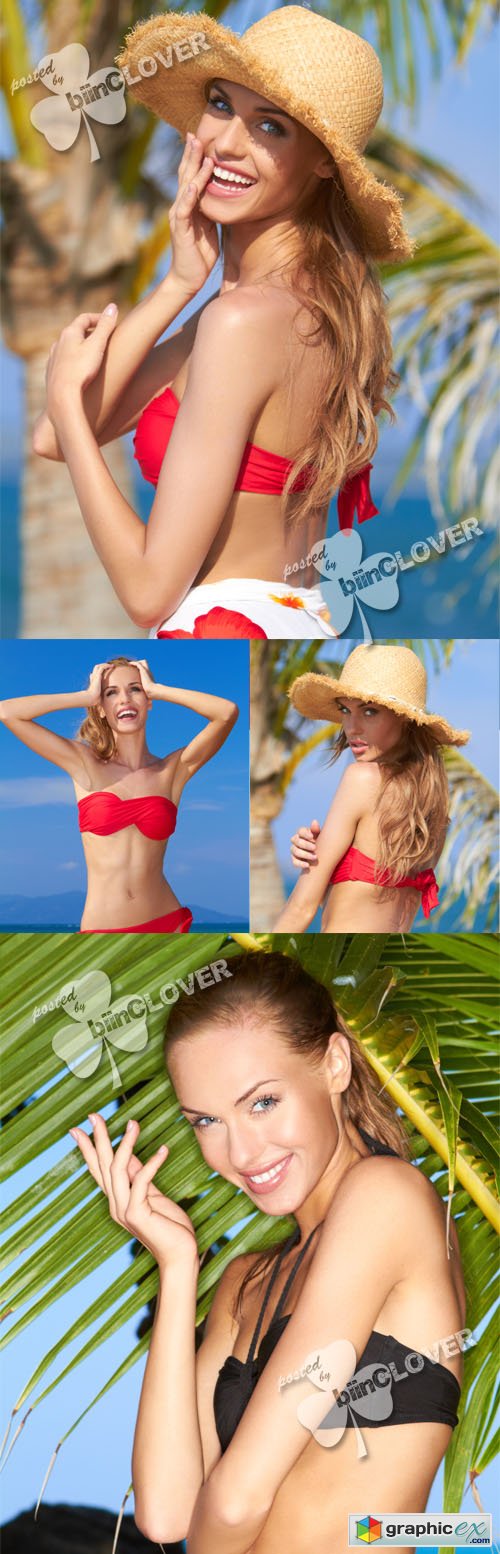 Beautiful woman near the sea 0430