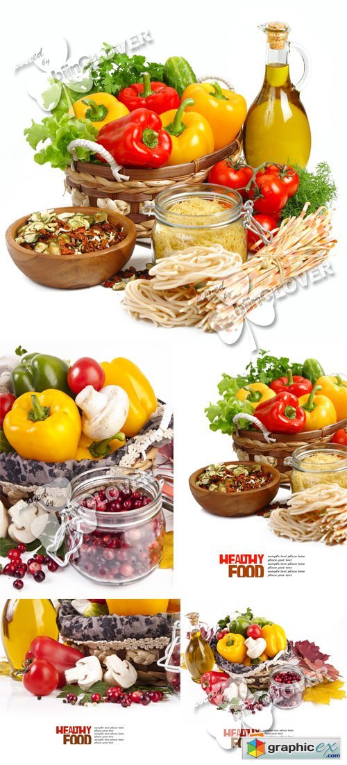 Pasta & fresh vegetables 0362
