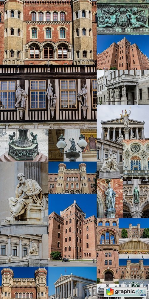 Building of Vienna Arsenal, Historic building. Austria