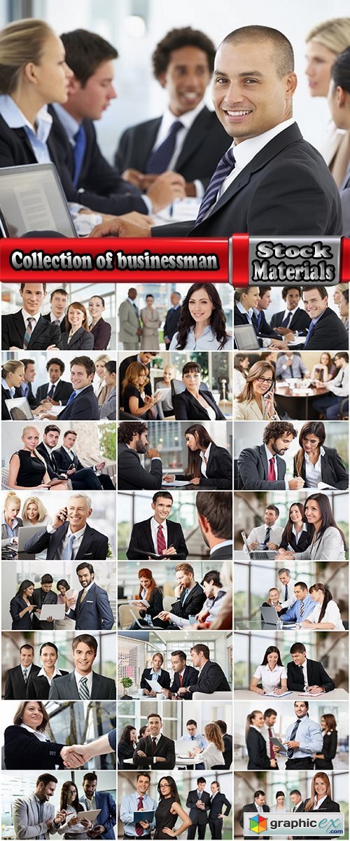 Collection of businessman business team strategy planning conference 25 HQ Jpeg
