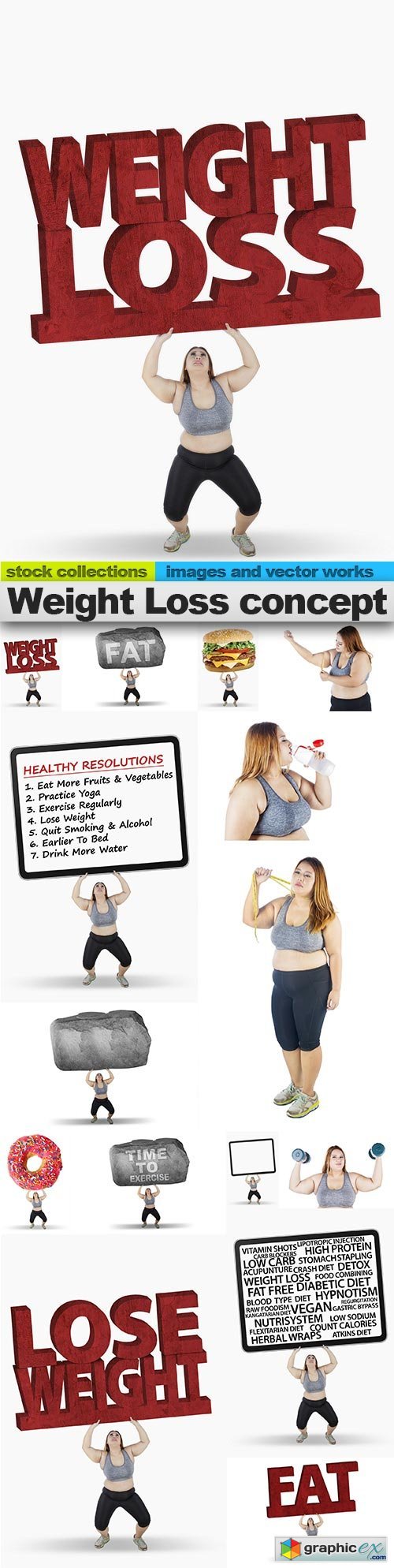 Weight Loss concept, 15 x UHQ JPEG